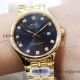 Perfect Replica Rolex Datejust All Gold Case Black Diamond Markers Dial 40mm Men's Watch (4)_th.jpg